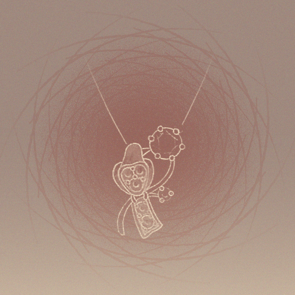 項鍊 棲羽【白/彩鑽】