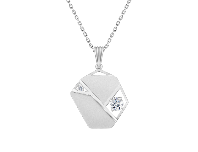 項鍊 拼湊 II【白/彩鑽】