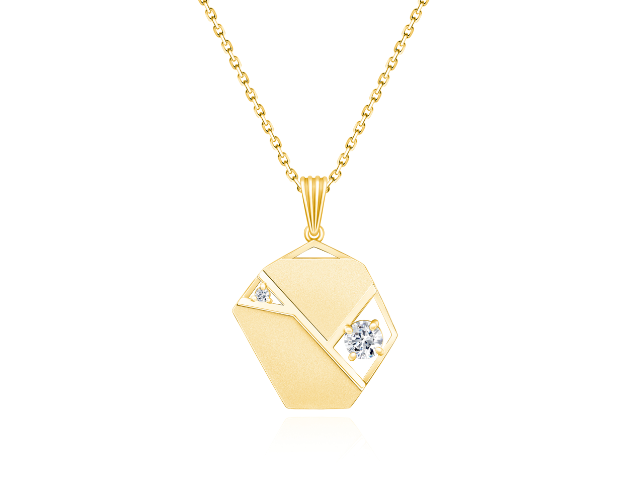 項鍊 拼湊 II【白/彩鑽】