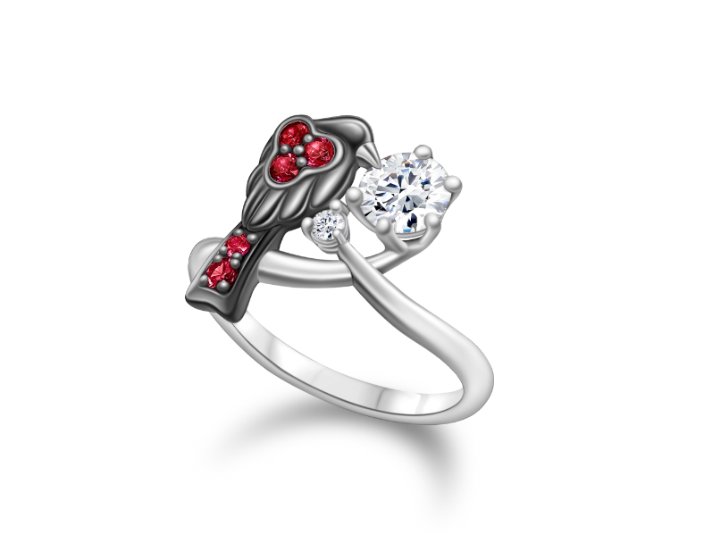 鑽戒 相依【白/彩鑽】