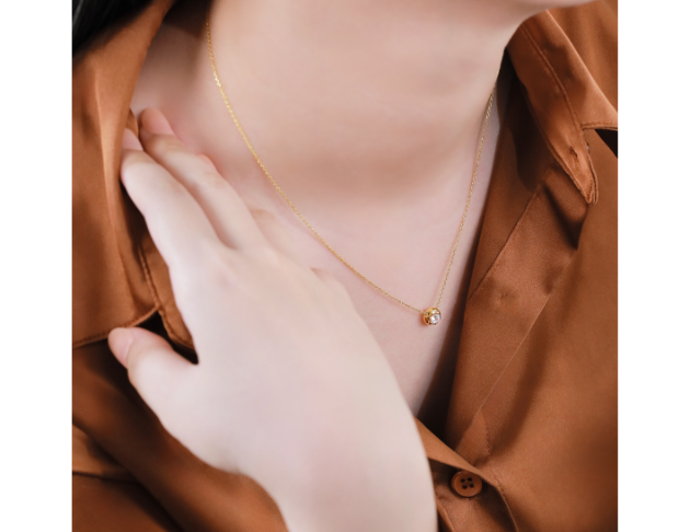 項鍊 許願星【白/彩鑽】